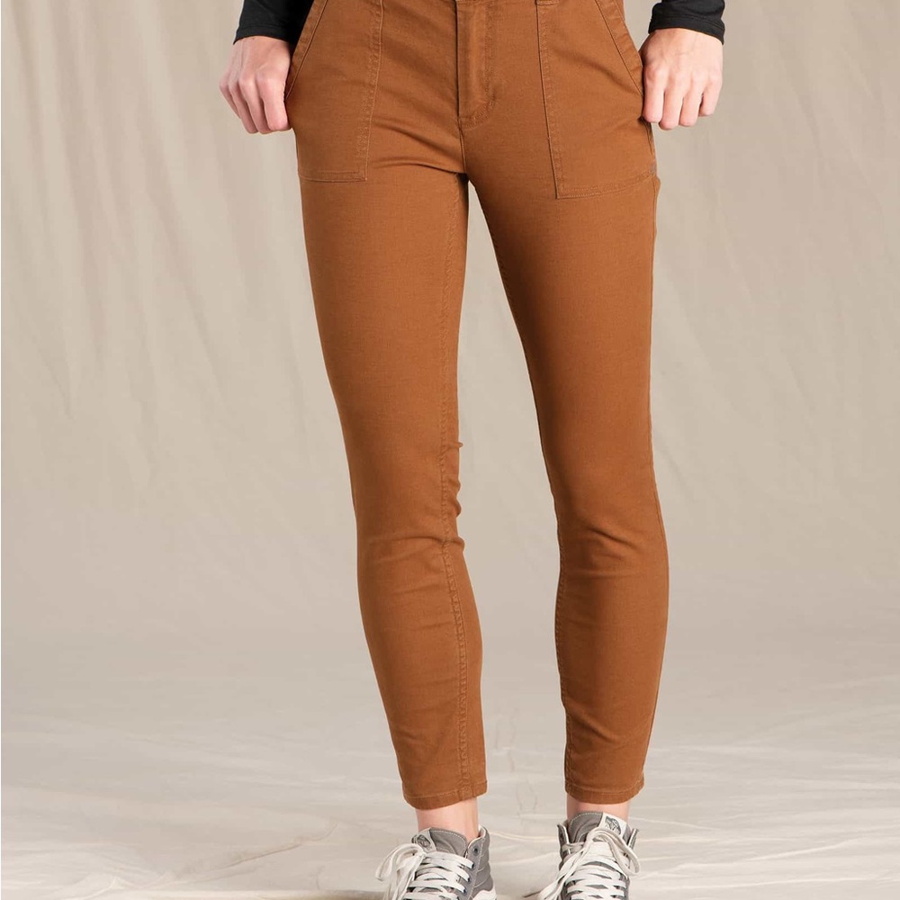 Toad & Co Earthworks Ankle Pant - Brown Sugar